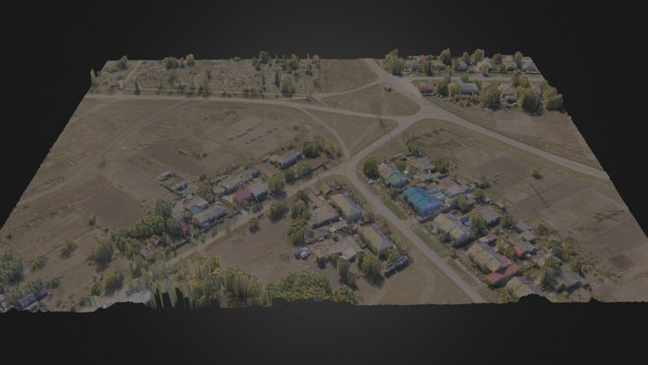 Krasnodar region Kalnibolotskaya rural locality 3D Model