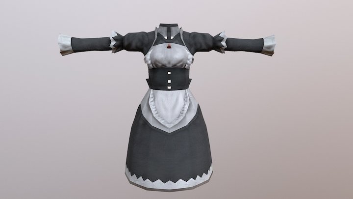 Maid skirt 3D Model