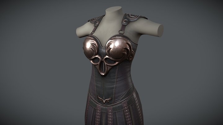 Xena's armor 3D Model