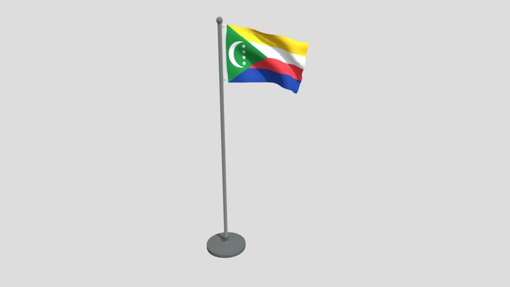 Animated Flag Of Comoros