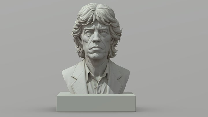 Mick Jagger Bust