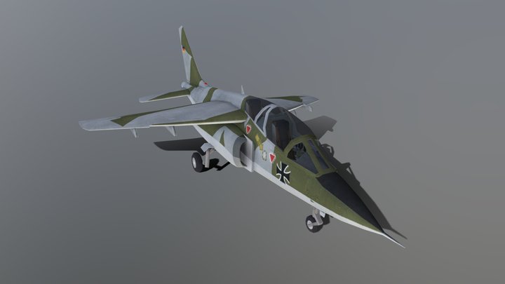 Dornier Alpha Jet A – Modelo 3D gratuito STL