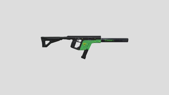 Kriss-Vektor Green 3D Model