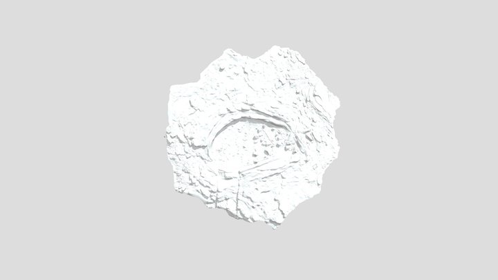 Possible Mud Volcano Structure on Navajo Nation 3D Model