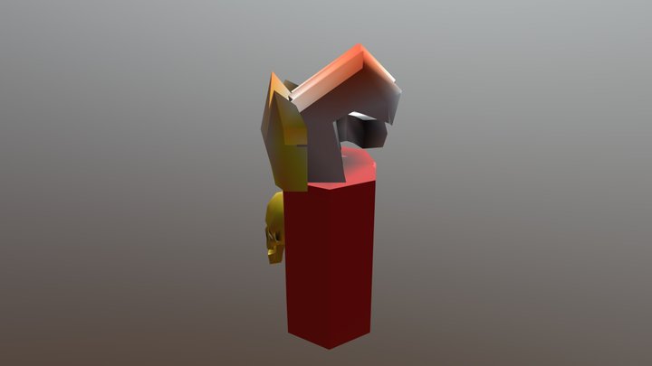 extra low poly fist 3D Model