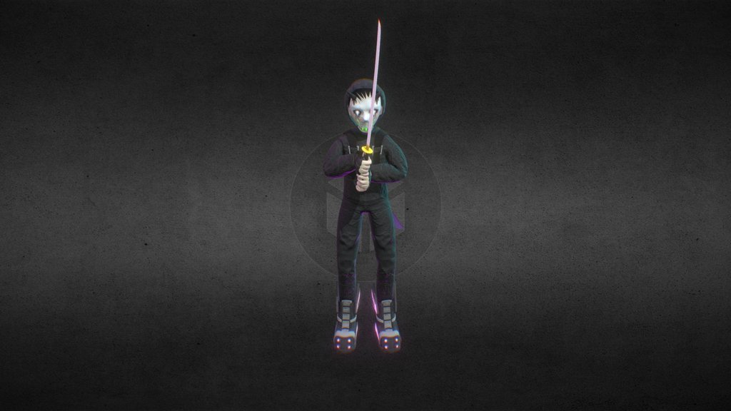 KuroGane OriginalCharacter (Rigged)