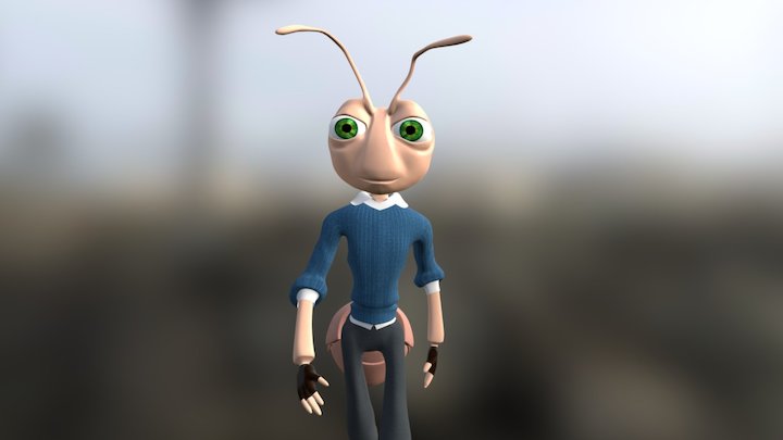 Ant (Male) Character Model 3D Model