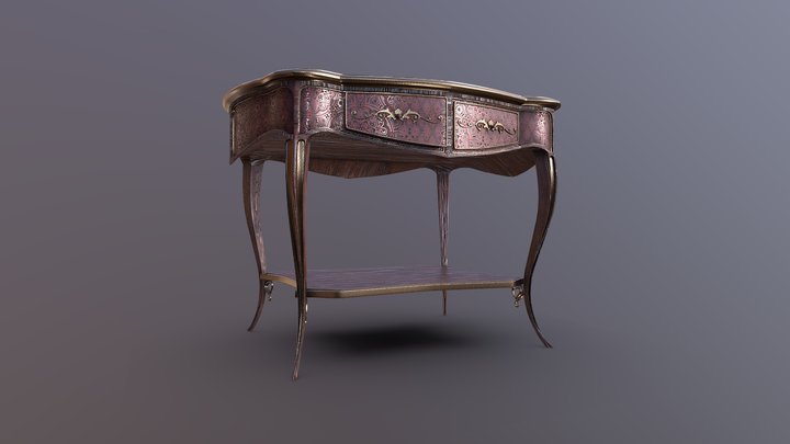 Table 3d model (game ready), a Furniture 3D Model by Snji | 3D Models (Thumbnail 2 of 19)
