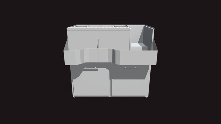 Bar station 3D model