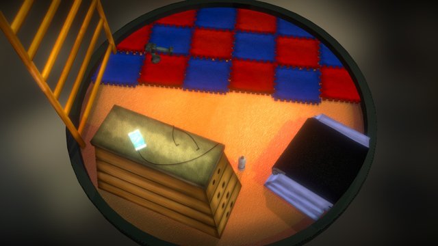 Gym Scene 3D Model