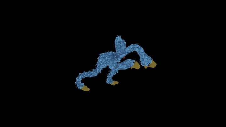 scary-huggy-vent mobile 3D Model