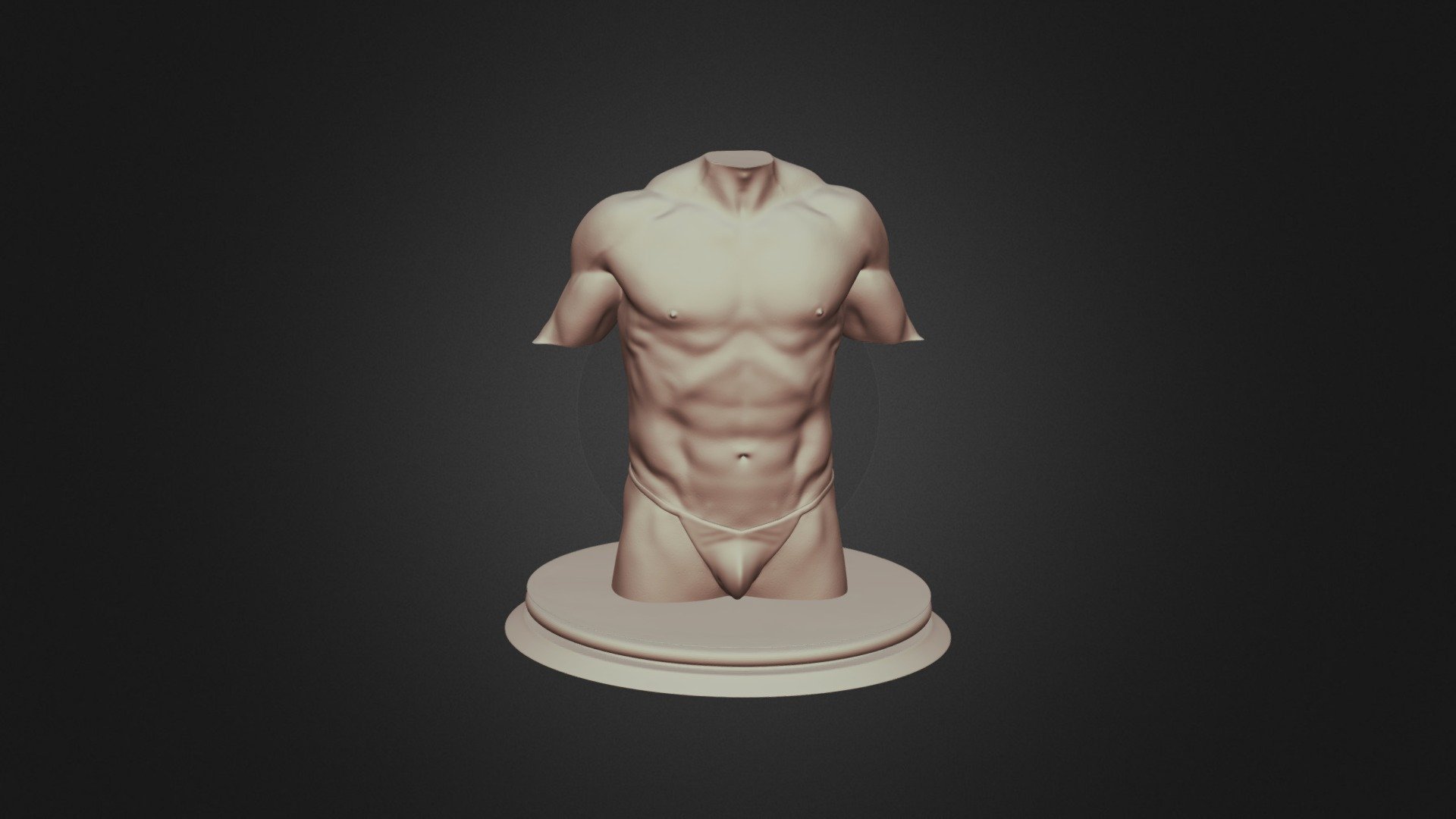Torso - 3D Model - Anatomy - 3D model by Yulia Belyaeva ...