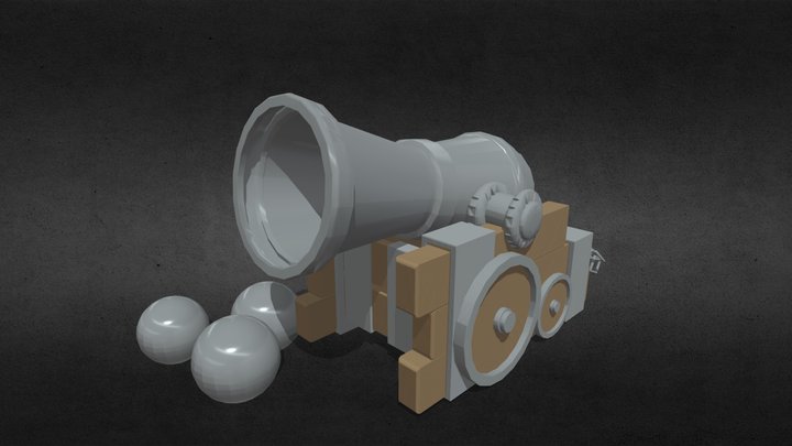 cannon 3D Model