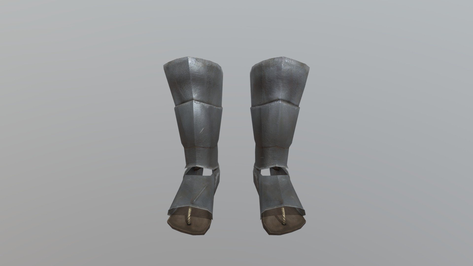 Samurai Shin Guards (Final), Unfinished texture - 3D model by Lazern ...