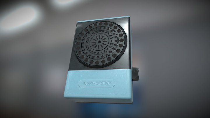 Soviet toy walkie-talkie 3D Model