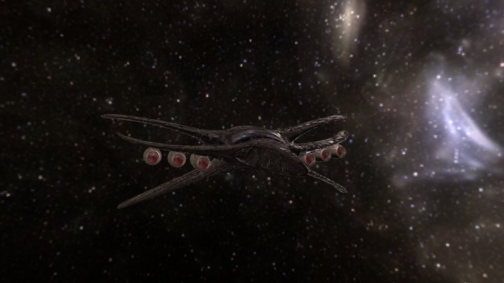 Spaceship 3D Model