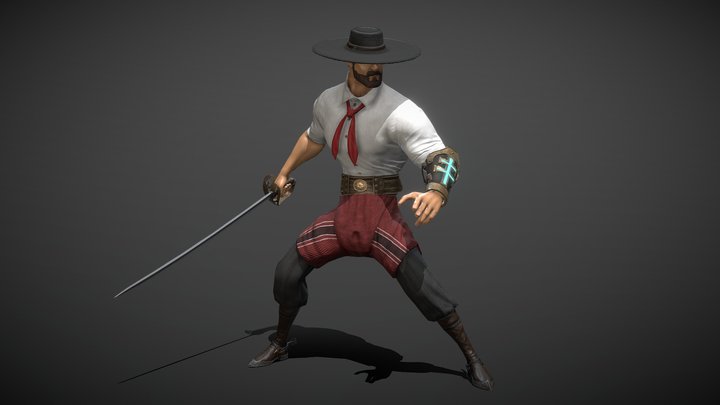 Rodrigo Lopes | In-Game - 3D Character 3D Model