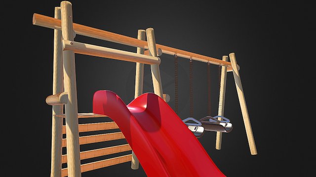 Parque niños 3D Model