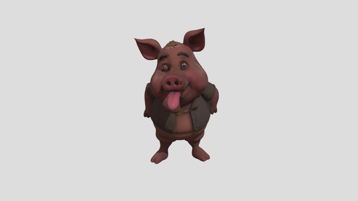 Cerdo 3D Model