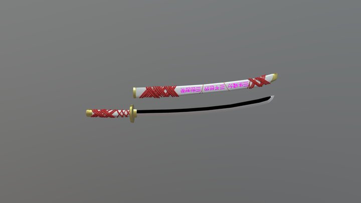 Ryoshu's Katana 3D Model