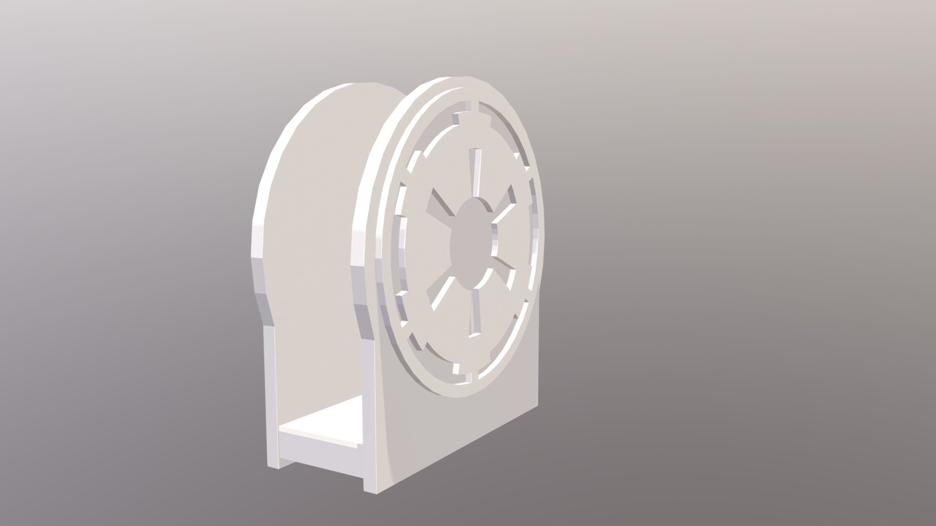 Classic Star wars themed napkin holder 3D model by IkeIzzy