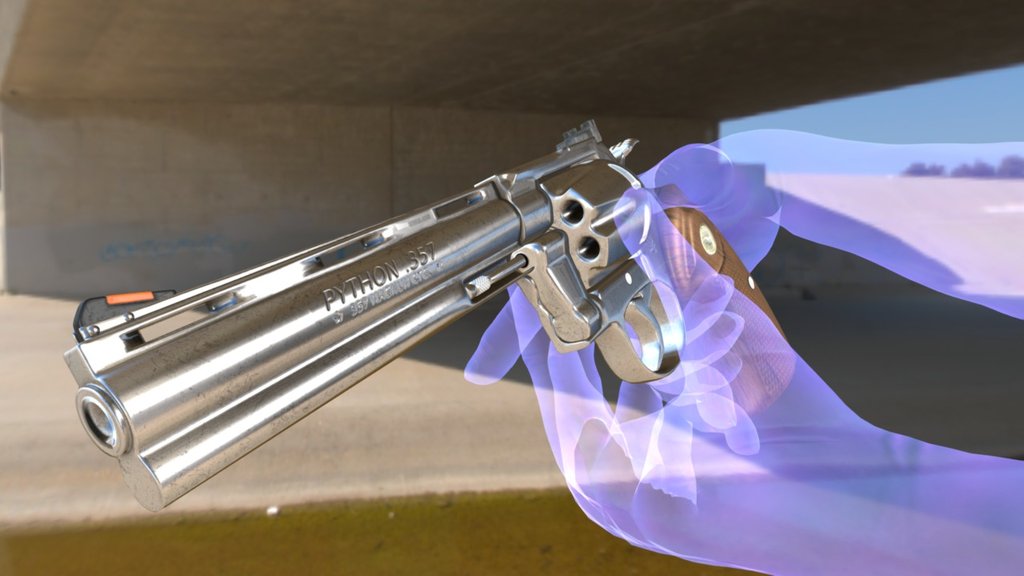 Animated Colt Python - 3D model by rafael.eziquiel [5e7aaf7] - Sketchfab