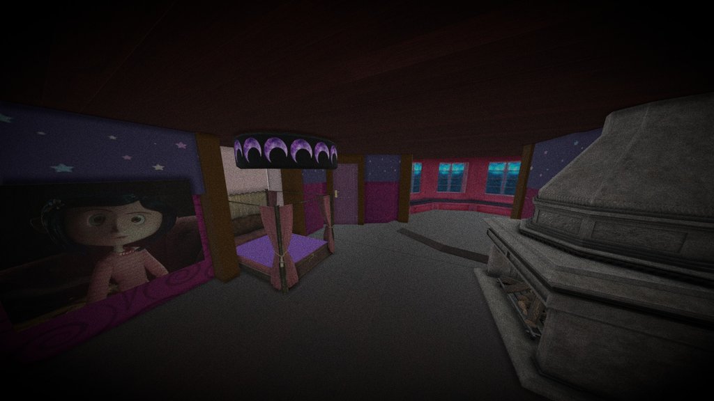 CORALINES BEDROOM OTHER WORLD