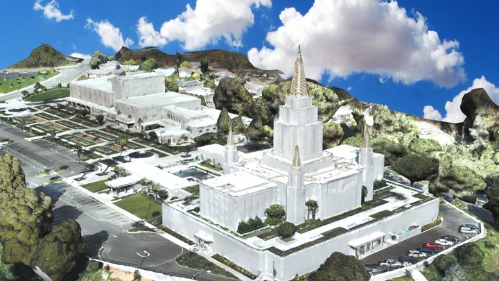 Oakland Temple 3D Model