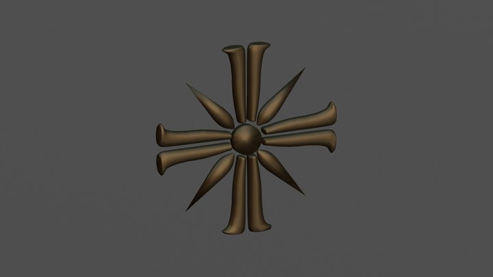 Far Cry 5 Eden's Gate Sigil 3D Model