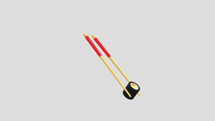 chopsticks 3D Model