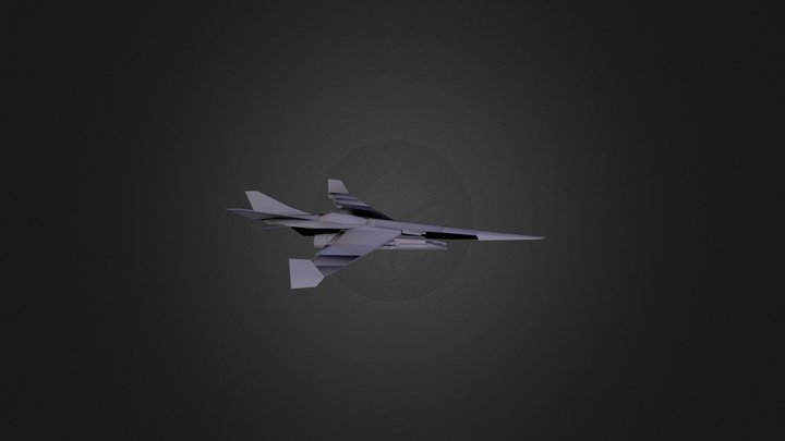 Vehicle Design Plane 3D Model
