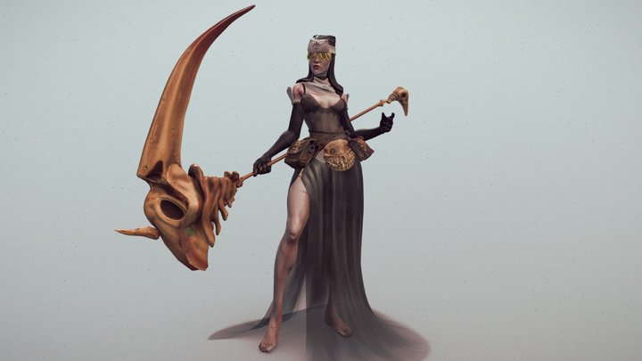 the forbidden sister - character creation. 3D Model