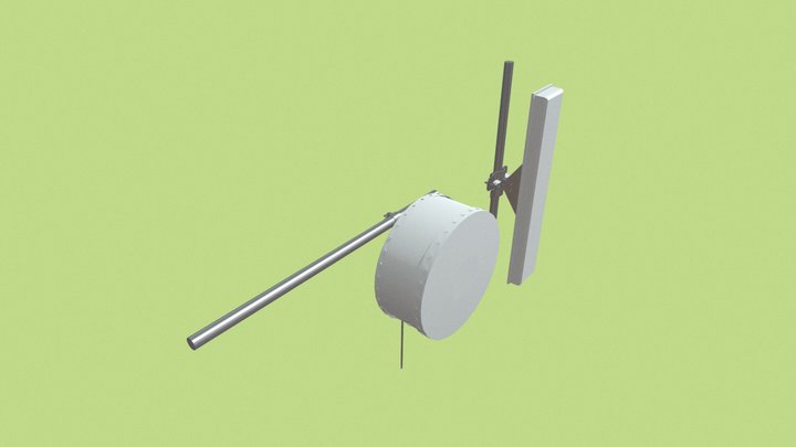BTS Antennas Asset (Parabolic & Sectoral) 3D Model