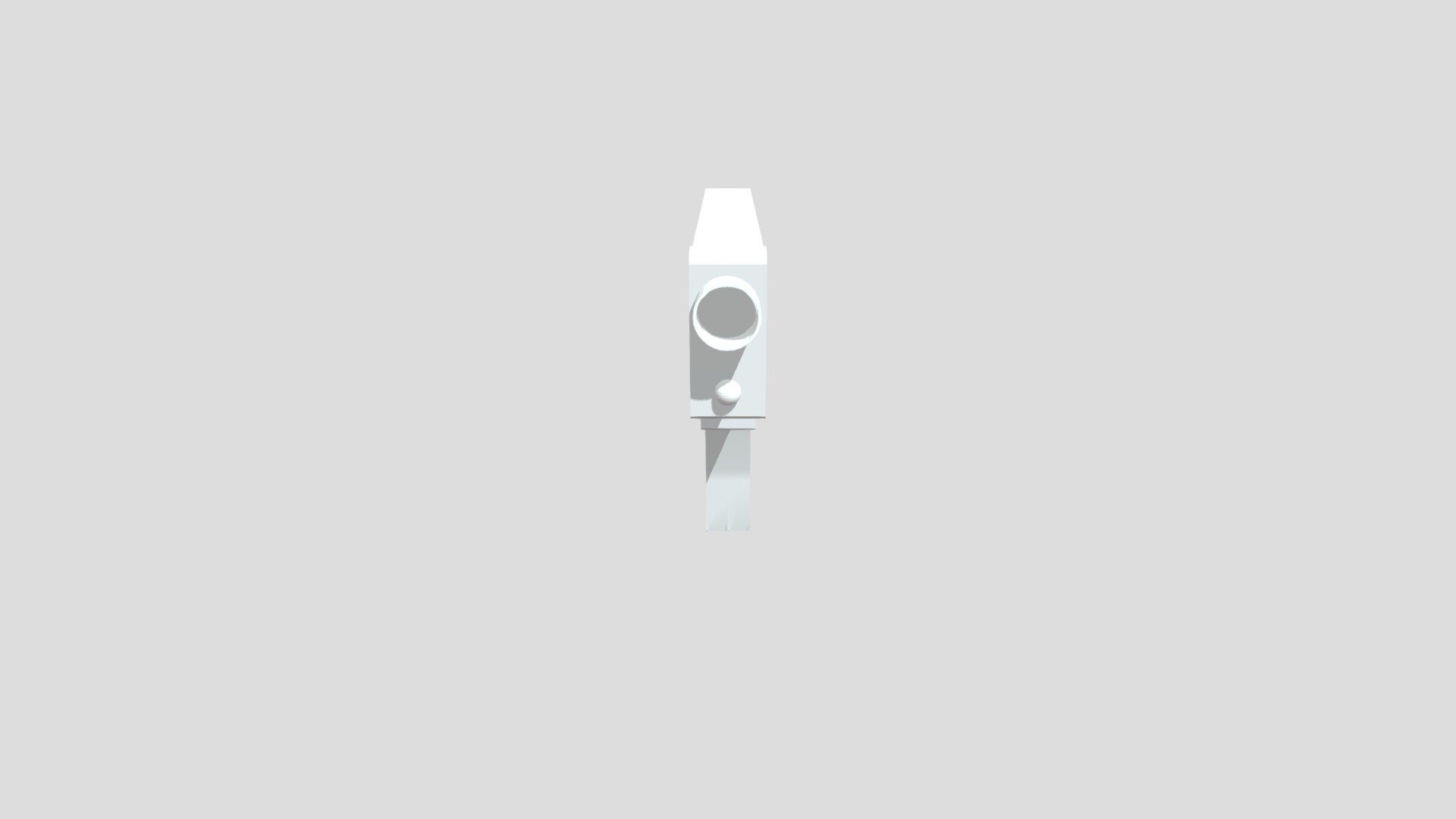 low poly gun