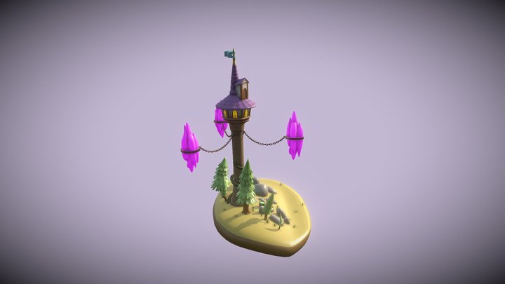 Wizard Tower 3D Model