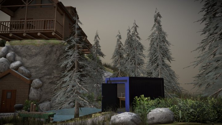 Sketchfab: DAE Diorama - FOREST LONER 3D Model