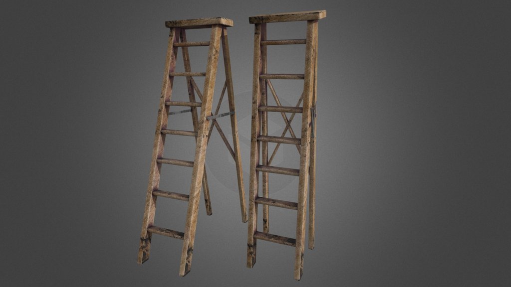 Old Wooden Ladder