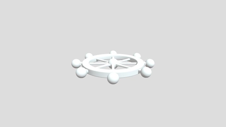 Mahoraga Makora Wheel Jujutsu Kaisen (Updated) 3D Model