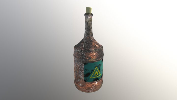 Bottle_2 by KRX 3D Model