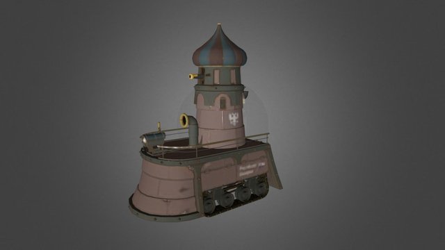 Steam Citadel: Russian Landship 3D Model