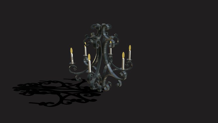 Люстра 3D Model