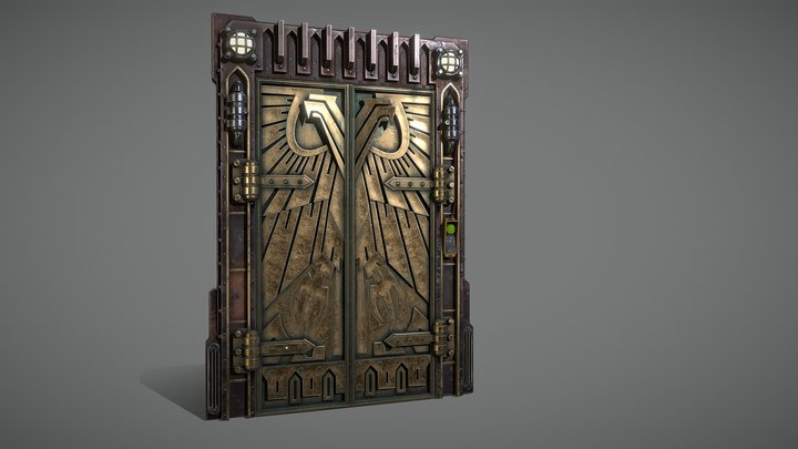 Warhammer 40k Door 3D Model