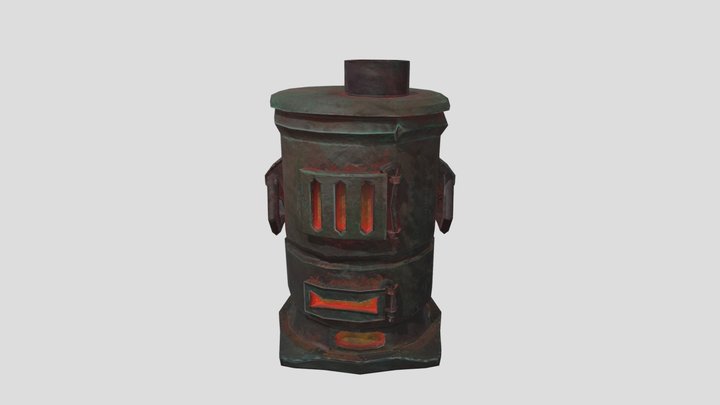 Stylized furnace 3D Model