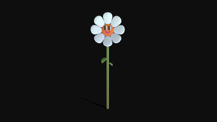 Flor Bailarina 3D Model
