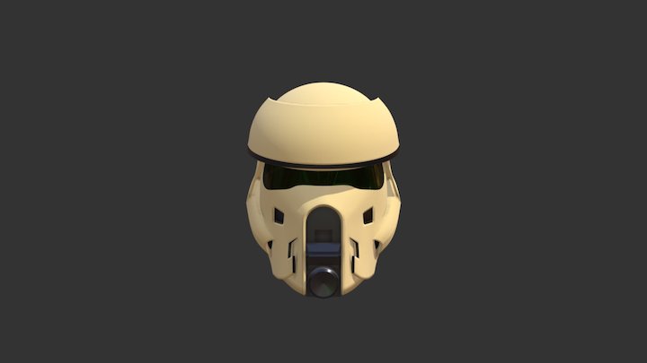 Helmet Rogue One 3D Model