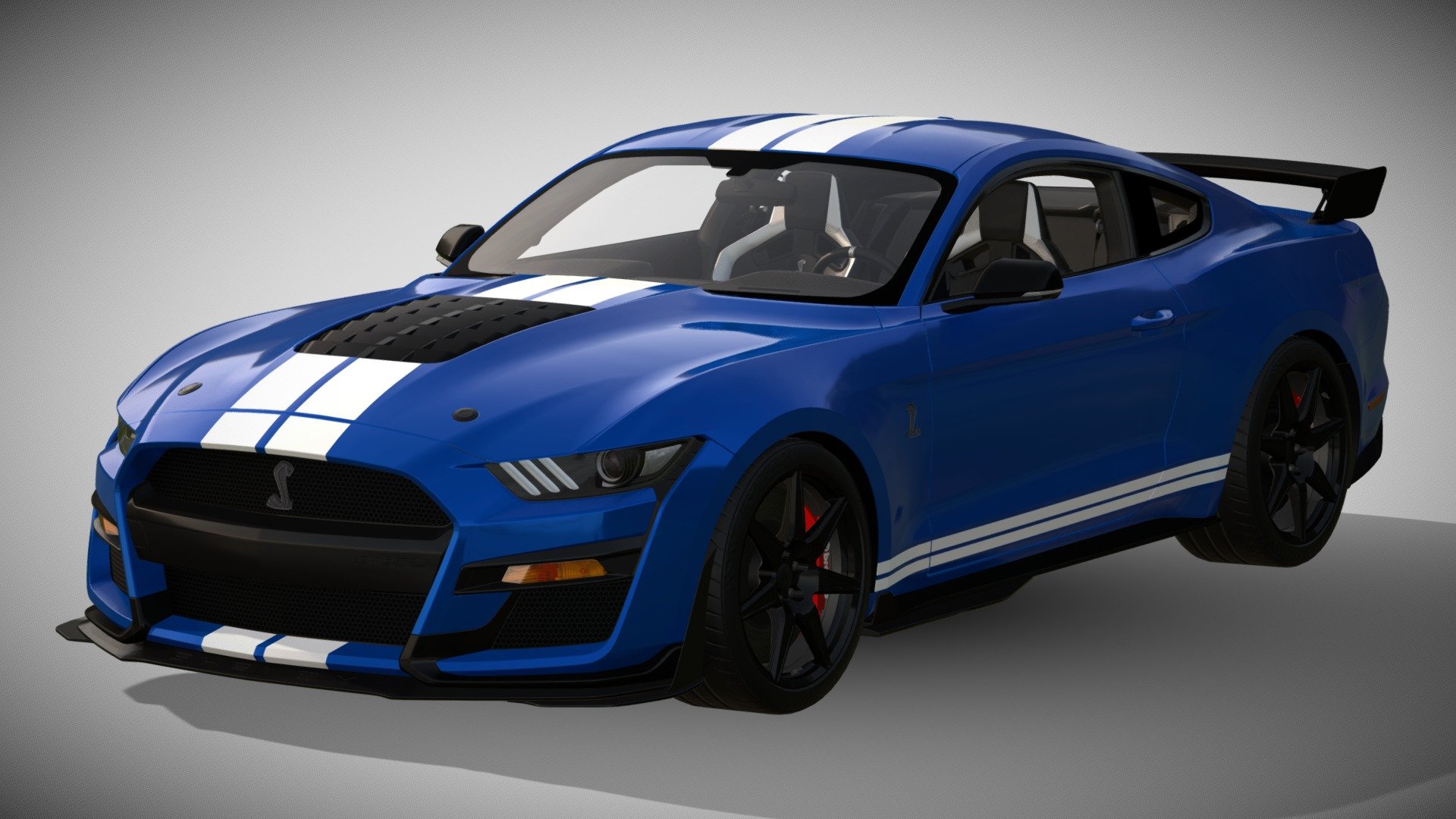 2020 Ford Mustang Shelby GT500 - Download Free 3D model by Ddiaz Design ...