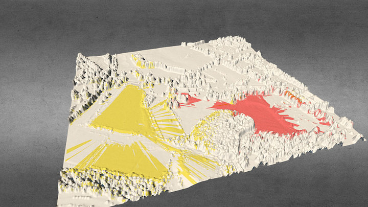 Dix Park ViewSheds 3D Model