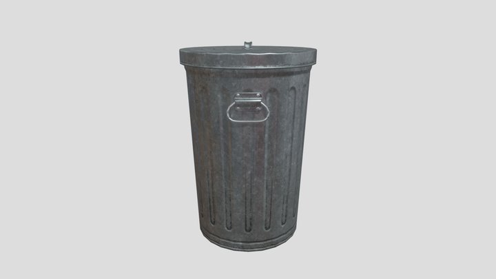 Trash can 3D Model