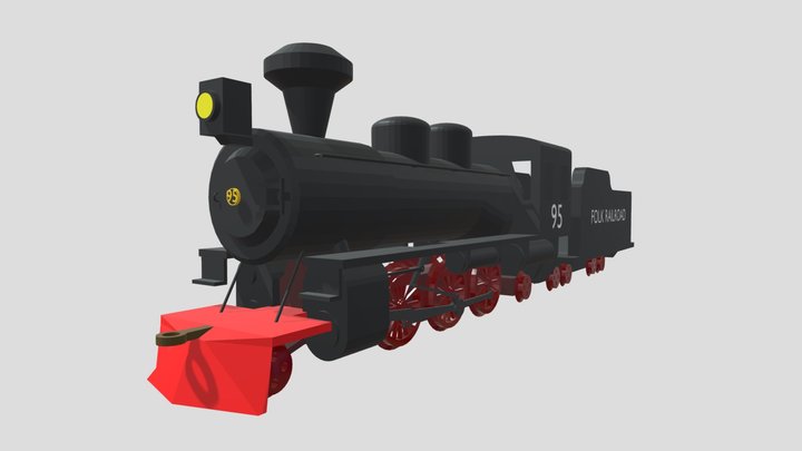 Folk Railroad 95 3D Model