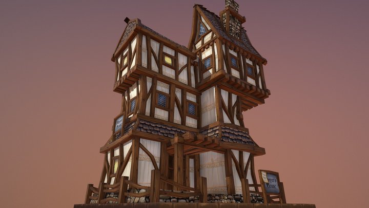 1st Year - Task 3 - Village House 3D Model